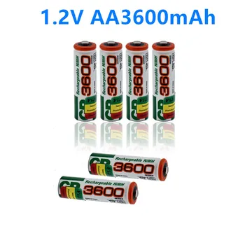 1.2 V AA baterija 3600mAh NI-MH iš Anksto Įkrauti Akumuliatoriai Ni-MH AA3600 Baterija Žaislai, Kamera, Mikrofonas