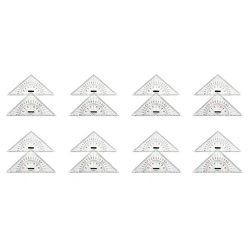 16X Diagramos Piešimo Trikampis, Liniuotė Laivo Piešimo 300Mm Didelio Masto Trikampis Valdovas