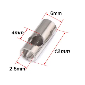 1pc Metalo 2.5 mm Iki 6mm keitimo Veleno Adapteris Rankovės ( Individualų produktų )