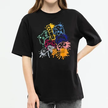 2023 Naujų Kontrolės Visų Dalykų, Juokingi Video Žaidimų Valdiklis Klasika Hip-Hop Marškinėliai Žaidėjus Žaidimų konsolę Su Naujausia T-shirt