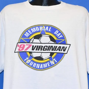 90s Atminimo Diena Elitinio Futbolo Turnyro Lorton Virginia 1997 marškinėliai labai Didelis