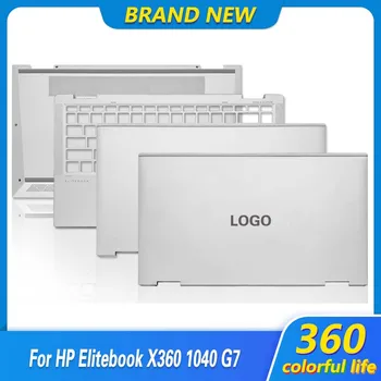 95% NAUJOS Originalios HP Elitebook X360 1040 G7 Nešiojamas LCD Ekrano Galinio Dangtelio Palmrest Viršutinė Viršuje Atveju Mažesnės Apačioje Atveju, Sidabrinė