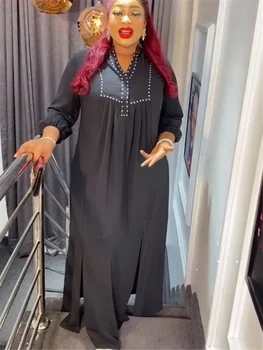 Afrikos Suknelės Moterims Tradicinių Afrikos Drabužių Dashiki Ankara Komplektus Suknelė Abayas Skraiste Musulmonų Kaftan Maxi Ilga Suknelė 2024