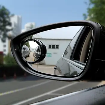 CHIZIYO 1Set Naujas 2 Vairuotojo Pusėje Plataus Kampo Apvalios Išgaubtos Automobilių Transporto priemonės Veidrodžio Blind Spot Auto Galinio vaizdo