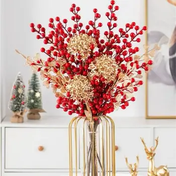 Dekoratyvinė Gėlė Gražiai Tikrasis Unikali Dekoratyvinės Elegantiškas Atostogų Centerpieces Kalėdų Gėlių Kompozicijų Dovanų Gėlės 0