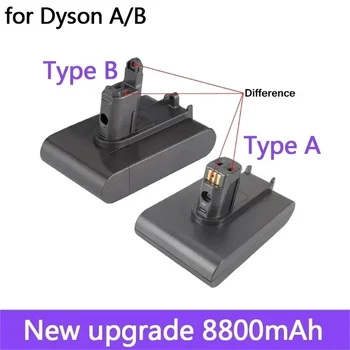 Dyson 22.2 V 8800mAh Tinka TypeA arba B Li-ion Dulkių Baterija Dyson DC35, DC45 DC31, DC34, DC44, DC31 Gyvūnų, DC35 Gyvūnų & 8.8 Ah