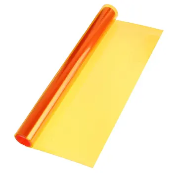 Filmas priekinis žibintas 30cm x 120cm Atspalviu Vinilo Automobilių Oranžinė