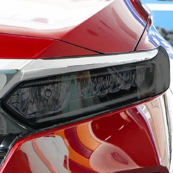 Honda Accord 2016 - 2020 M. Automobilių Šviesų Atspalvį Dūmų Juoda Apsauginė Plėvelė Apsaugos Skaidrios TPU Lipdukas Priedai