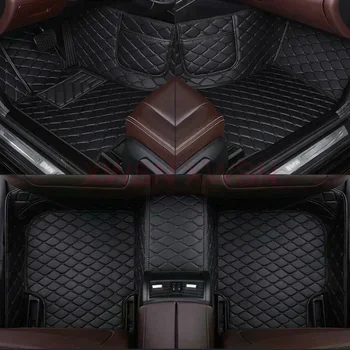 Individualų Stilių 3D Automobilių Kilimėliai Toyota Highlander 5 Sėdynės 7 Sėdynės Hibridas 2022-2023 Vios Interjero Aksesuarų Telefono Kišenėje
