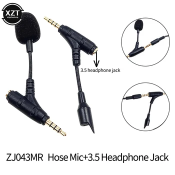 Jack 3.5 mm Mikrofoną su 3.5 mm AUX Moterų Adapteris, skirtas Telefonas, Ausines, PC Karaoke 