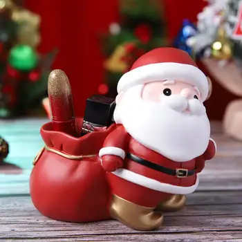 Kalėdų Penholder Dekoro Santa Claus Apdailos Ornamentu Penholder Kolekcines Taupymo Rašiklio Laikiklis Laikymo Dėžutė Vaikų Dovanų 2