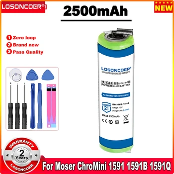 LOSONCOER 2500mAh Bateriją Moser ChroMini 1591, ChroMini 1591B, ChroMini 1591Q, Lengva Stiliaus 1881 1852-7531 Baterija