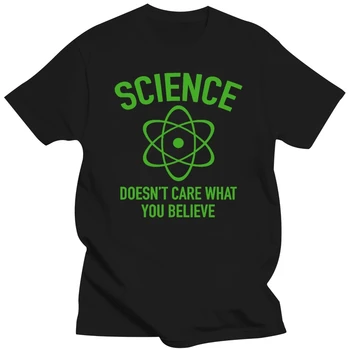 Mokslas Nėra Priežiūros, Ką manote, kad T-Shirt - Mokslininkas Ateistas, Agnostikas Dievas Atspausdinta Marškinėliai trumpomis Rankovėmis Vyrams Naujas