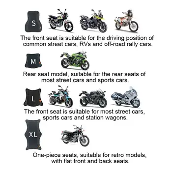 Motociklas, Motoroleris Sėdynės Padengti Suncreen Rankovės Komforto Sėdynės Pagalvėlė E