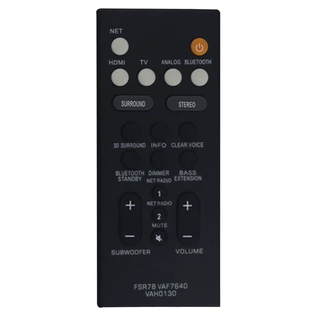 Nuotolinio Valdymo Pakeitimas FSR78 VAF7640 už Yamaha Sound Bar Garsiakalbių ATS-1080 YAS-108 ATS1080 YAS108