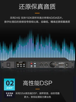 Profesionalus skaitmeninis garso procesorius bendraašius skaitmeninis Kinų ir anglų programinės įrangos koregavimo etape garsiakalbis procesorius 1