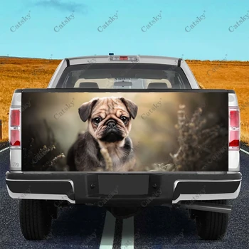 Pug Šuo gyvūnų Automobilių lipdukai sunkvežimių galiniai pakeitimo tapybos tinka sunkvežimių skausmas pakavimo reikmenys, lipdukai