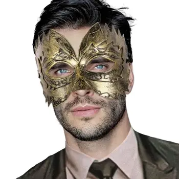 Reguliuojamas Maskuotis Kaukė Naujas Aukso Vyrų Romėnų Kareivis Kaukė Derliaus Venecijos Užgavėnės Phantom Operos Eyemask