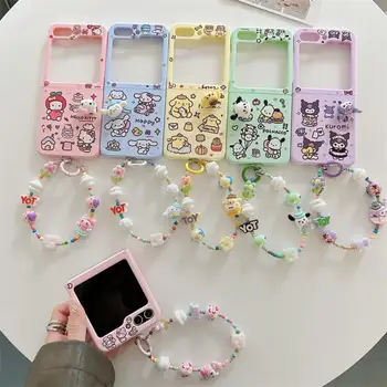Sanrio Kuromi Hello Kitty Apyrankę, Telefono dėklas, skirtas Samsung 