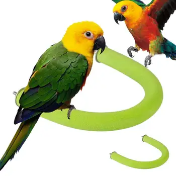 U Formos Paukštis Narve Ešerys Stovi Papuga Ešeriai Paukščių Stovėti Daugkartinio Naudojimo Pet Žaislas Paukščiui Platforma Smėlio Leteną Šlifavimo Gera Lazda Už Lovebirds