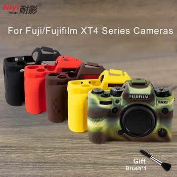 Už Fujifilm X-T4 Fuji XT4 Silikono Atveju Gumos Atveju Fotoaparatas Fujifilm XT4 Fuji X-T4 Padengti Odos Apsaugos