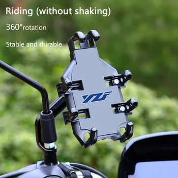 Už Yamaha YZF R3 R25 R6 R1 2013-2023 Priedai Motociklo Rankenos Mobiliojo Telefono Laikiklis GPS Stovas Laikiklis