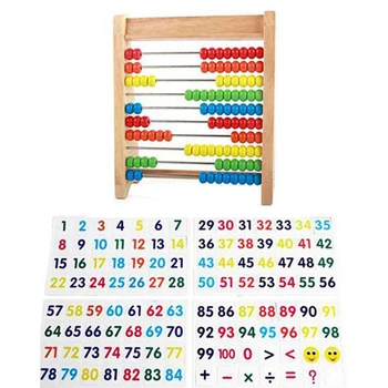 Vaikų Aritmetikos Mokymo priemonių Skaičiavimo Stick Skaičiavimo Kadrų Abacus Mokymo Priemonė Mokymo Rėmelį