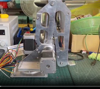 Visus Metalo Krovimas Kodas Robotas Žingsnis Sumažinti Variklinių Aliuminio Lydinio, Mechaninė Rankos