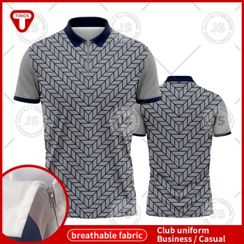 Vyrai, Verslo Atsitiktinis Polo Marškinėliai Pritaikyti Logotipas Mados 3D Spausdinimo Marškinėliai Moterims Kvėpuojantis Prarasti Trumpas Rankovės Komandinių Sporto šakų T-shirt
