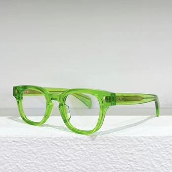 Vyriški akiniai JULIEN Apvalūs akiniai Skaitymui vyrai moterys Trumparegystė recepto akiniai Johnny Deppas Optinis Rėmo Akiniai