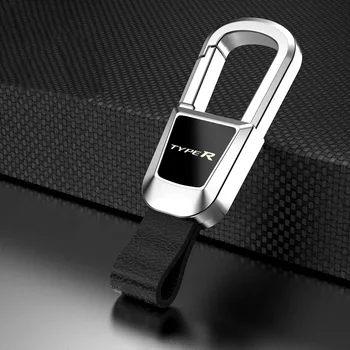 automobilių keychain Lydinio Key chain odinis raktų žiedas Honda typer tipų civic 4d 10 gen 8 gen