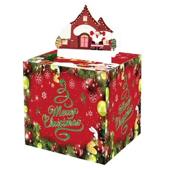 Įdomus Pinigų, Dovanų Kalėdų Pinigų Box Rinkinį Su 30 Permatomus Maišelius, Puikus Siurprizas Vaikams & Suaugusieji